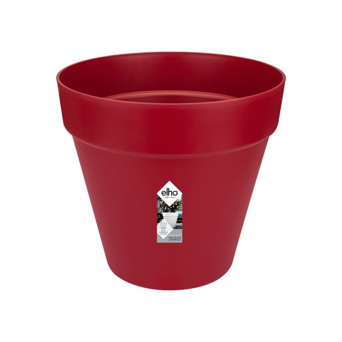loft urban rond wielen 50cm veenbes rood